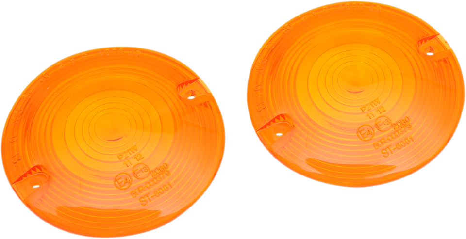 DOT Turn Signal Lens - FLHT - Amber - Lutzka's Garage