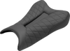 Track Seat - Lattice Stitch - Black - ZX6R 19-22 - Lutzka's Garage