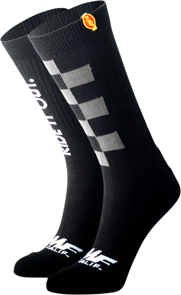 Ride It Out Socks - Black - One Size - Lutzka's Garage