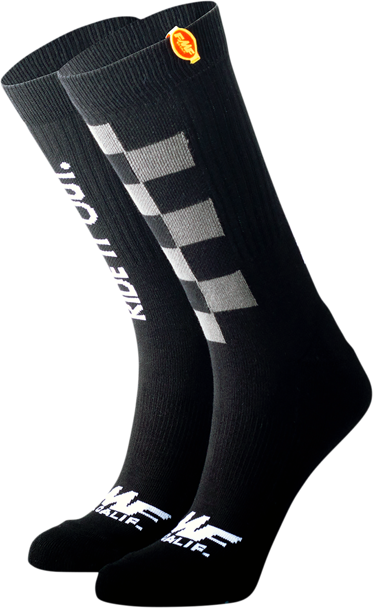 Ride It Out Socks - Black - One Size - Lutzka's Garage
