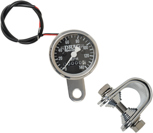 Mini Speedometer - Black - 2240:60 Ratio - 1-7/8" - Lutzka's Garage