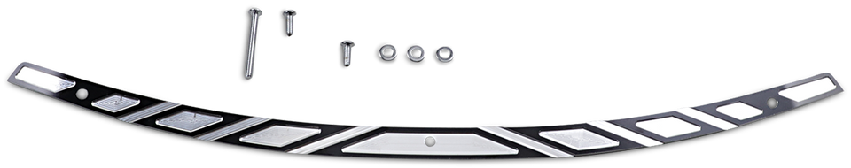 Windshield Trim - Aztec - Black - FLH 14+ - Lutzka's Garage