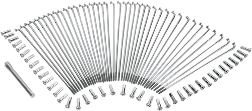 Spoke Set - Drop Center - Front - Stainless Steel - 21