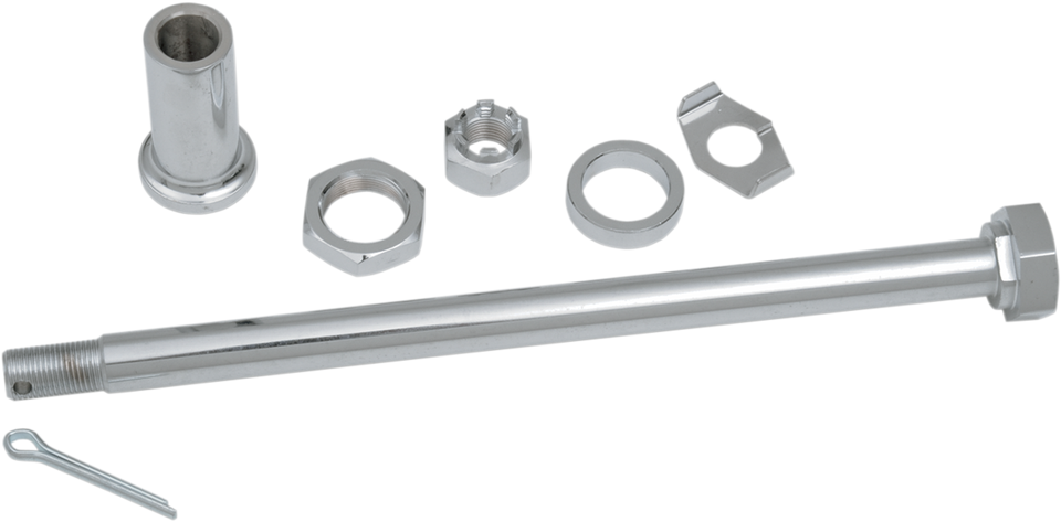 Axle Kit - Rear - Chrome - 67-72 BT - Lutzka's Garage