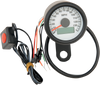 1.87"MPH Programmable Mini Electronic Speedometer with Odometer/Tripmeter - Matte Black - White Face - Lutzka's Garage