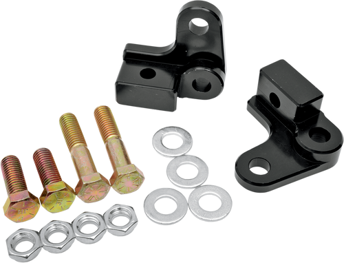 Rear Lowering Kit - Black Powder Coated - Lowers 1