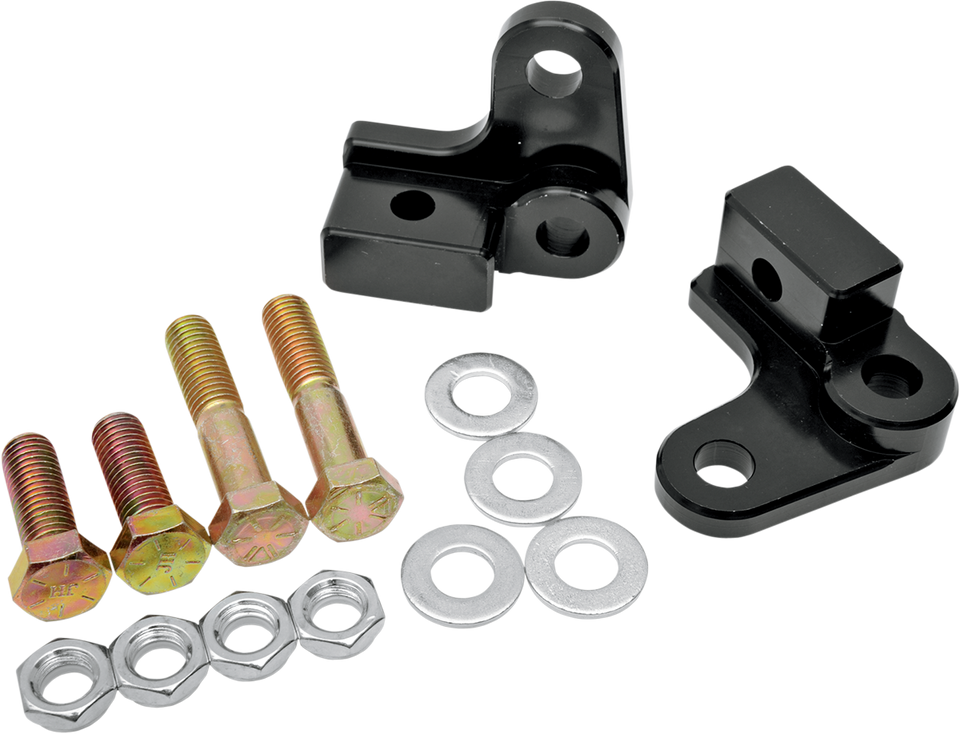 Rear Lowering Kit - Black Powder Coated - Lowers 1" - Rear Lowering Kit - L89-99 XL - Lutzka's Garage