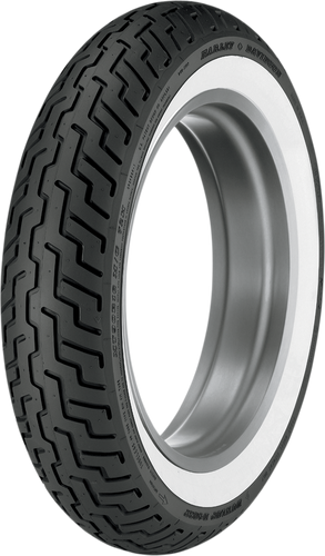 Tire - D402 - MT90-16 - Wide Whitewall - Front