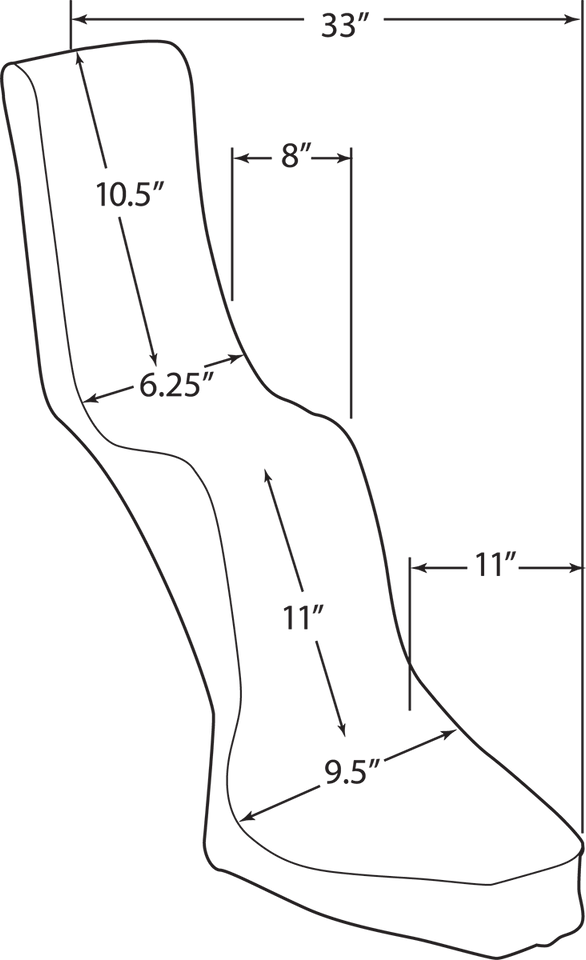 King/Queen Seat - Diamond - Rigid
