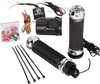 Grips - Apex - Heated - FLTRX - Chrome - Lutzka's Garage
