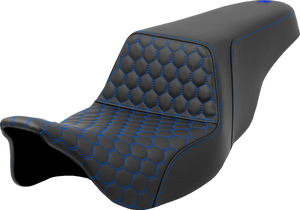 Step-Up Seat - Honeycomb - Blue Stitching - FL 08-23