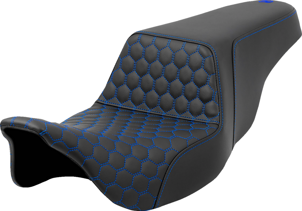 Step-Up Seat - Honeycomb - Blue Stitching - FL 08-23