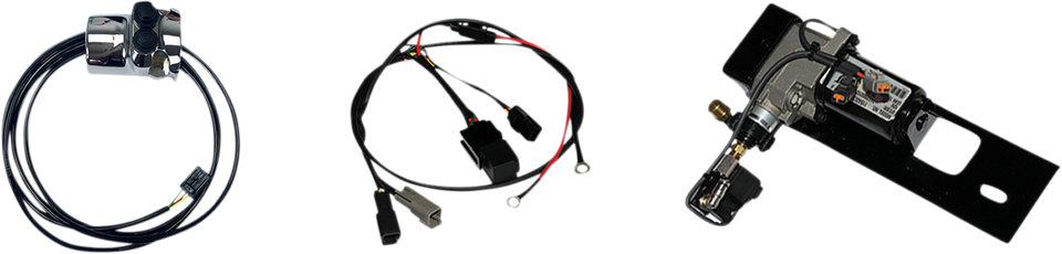 AIR-A FL Adjustable AIR Suspension - Chrome Handlebar Control -  15+ FLTRX/U