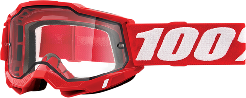 Accuri 2 Enduro Goggles - Red - Clear - Lutzka's Garage
