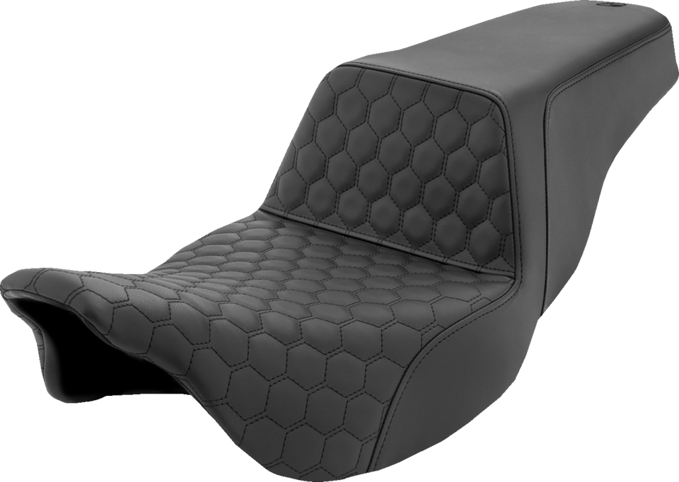 Step-Up Seat - Honeycomb - Black Stitching - FL 08-23