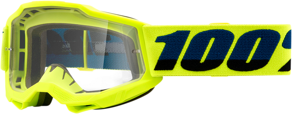 Youth Accuri 2 Goggles - Fluo Yellow - Clear - Lutzka's Garage