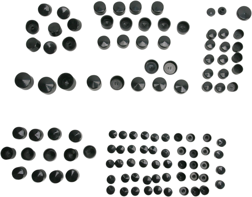 Bolt Covers - Black - Lutzka's Garage