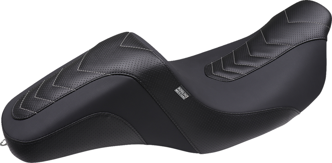 Signature Series Squareback™ - Gripper Vinyl - Chevron - Gun Metal Thread - FL 08-23