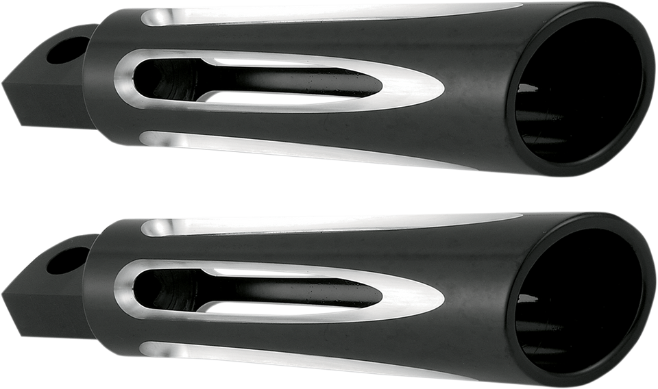 Footpeg - Deep Cut - Black - Lutzka's Garage