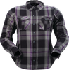 Womens Flannel Shirt - Purple - Medium - Lutzka's Garage