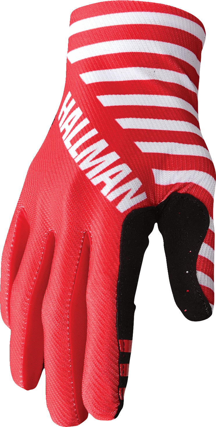 Mainstay Gloves - Slice - White/Red - XS - Lutzka's Garage