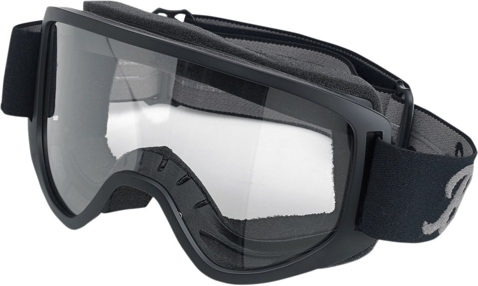 Moto 2.0 Goggles - Script - Black - Lutzka's Garage
