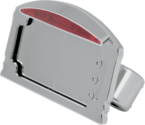 LED Tailight/License Plate Mount - Half-Moon - Flat