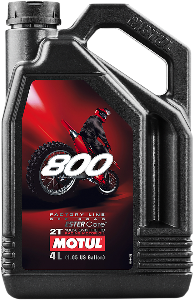 800 2T Off-Road Synthetic Oil - 4 L - Lutzka's Garage
