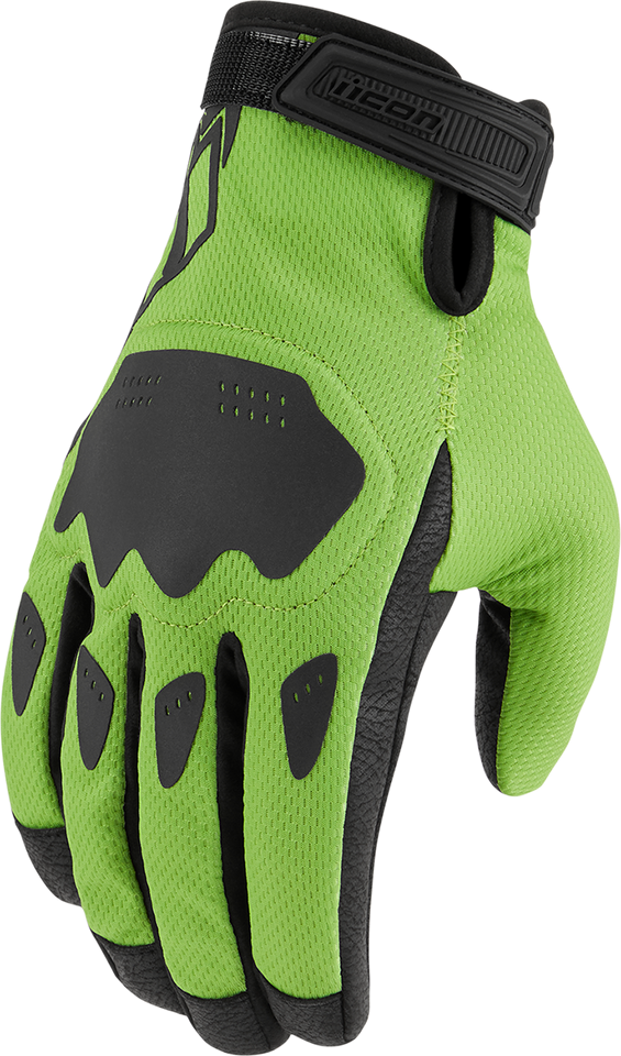 Hooligan™ CE Gloves - Green - Small - Lutzka's Garage