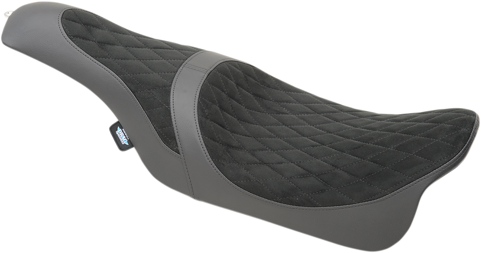 Caballero Seat - Faux Suede - Diamond Stitch - FL 08-22