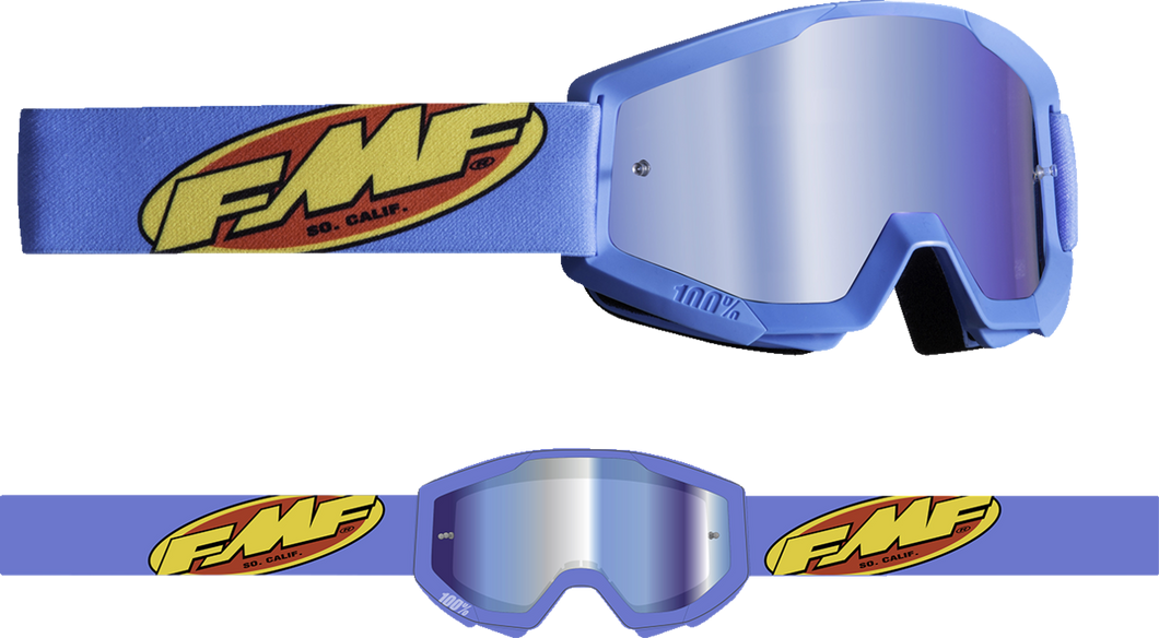 Youth PowerCore Goggles - Core - Cyan - Blue Mirror - Lutzka's Garage
