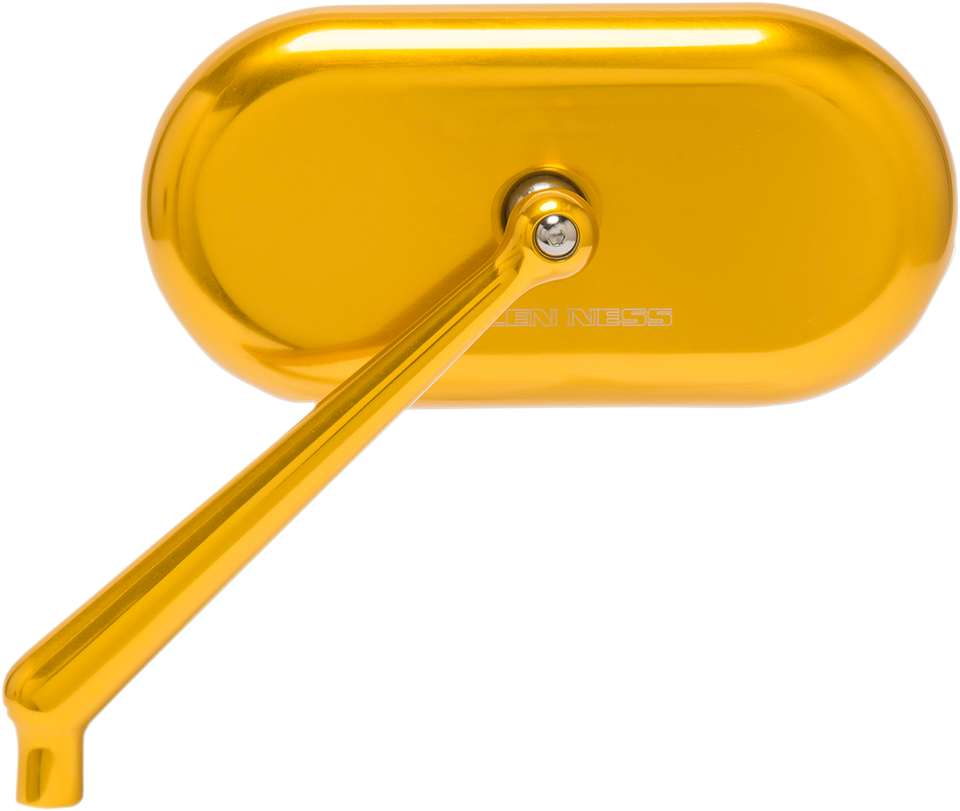 Oval Mirror - Gold - Left - Lutzka's Garage