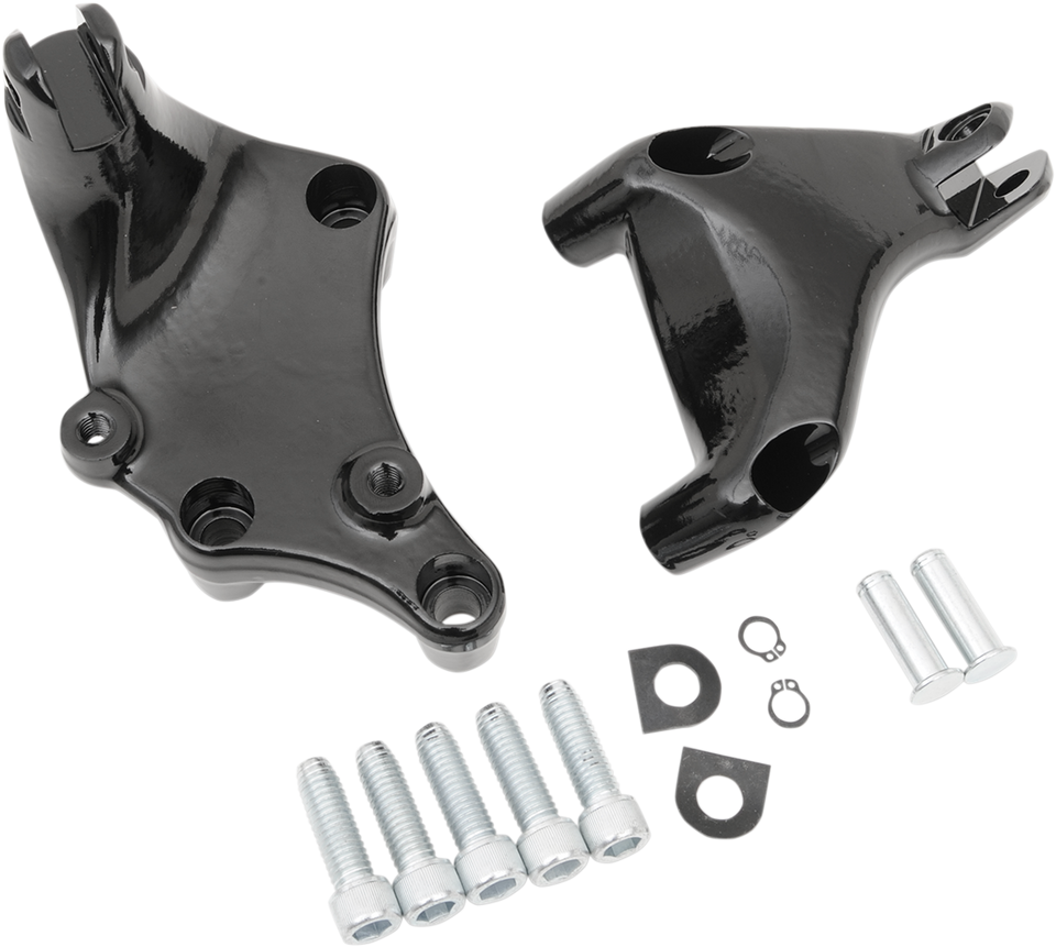 Passenger Peg Mount - Black - XL 14+ - Lutzka's Garage