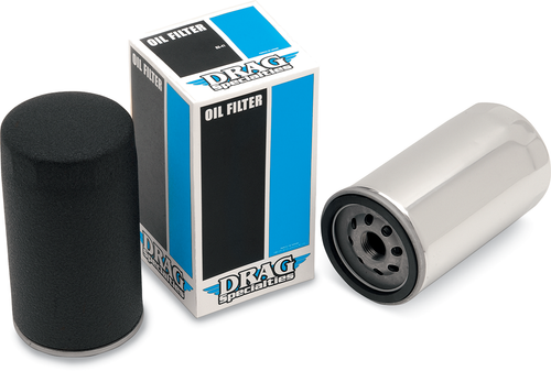 Magnetic Ring Oil Filter with Nut - Chrome - 5-1/2