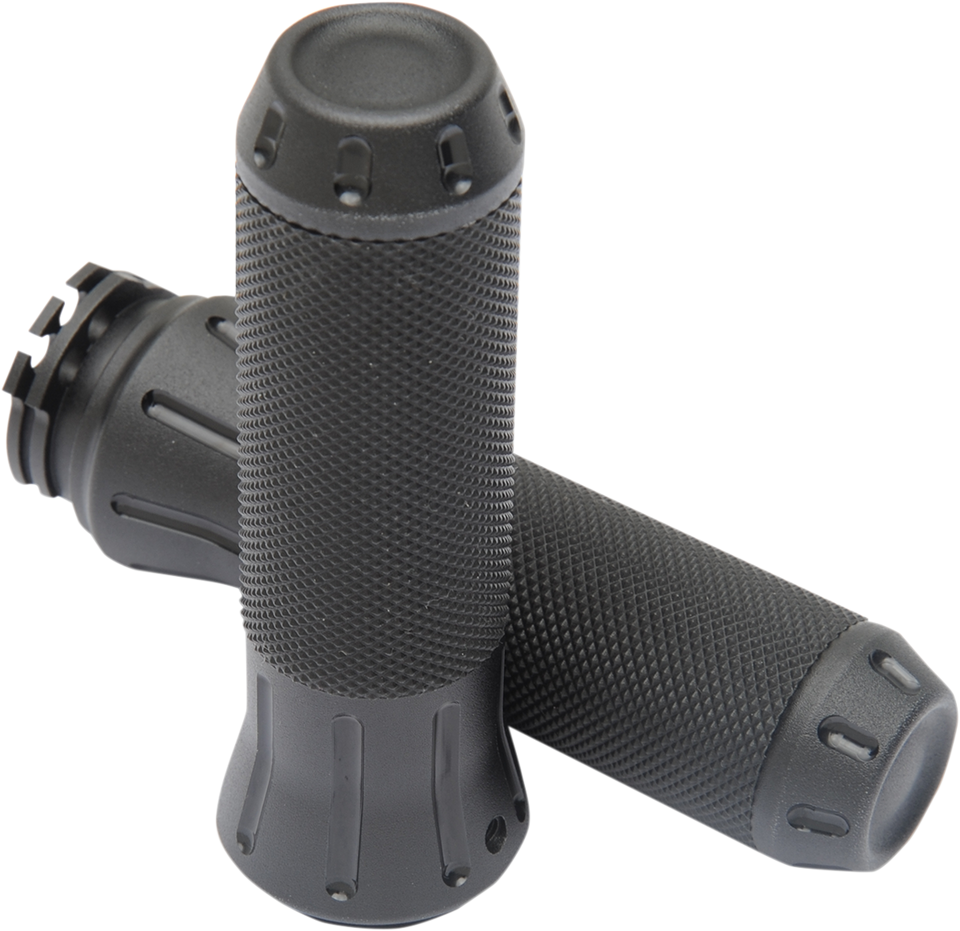 Grips - Custom - Shot-Peened - Black - Lutzka's Garage