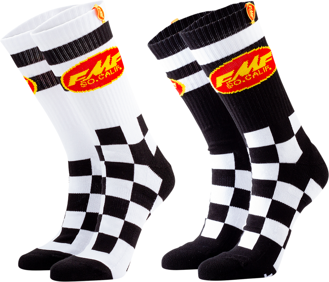 Checker Socks - 2 pack - One Size - Lutzka's Garage