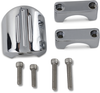 Chrome Clamp Mount - For 1" T-Bar/Riser Handlebar