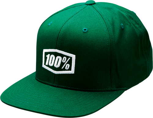 Icon Snapback Hat - Green - One Size - Lutzka's Garage