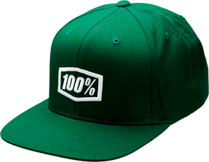 Icon Snapback Hat - Green - One Size - Lutzka's Garage