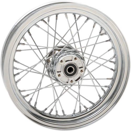 Wheel - Laced - 40 Spoke - Front - Chrome - 16x3 - 00-06 FLST - Lutzka's Garage