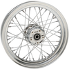 Wheel - Laced - 40 Spoke - Front - Chrome - 16x3 - 00-06 FLST - Lutzka's Garage