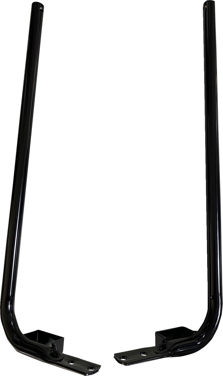 Saddlebag Support Brackets - Black - FL 97-08 - Lutzka's Garage