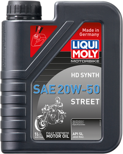 H-D® Synthetic 4T Street Oil - 20W-50 - 1 L - Lutzka's Garage
