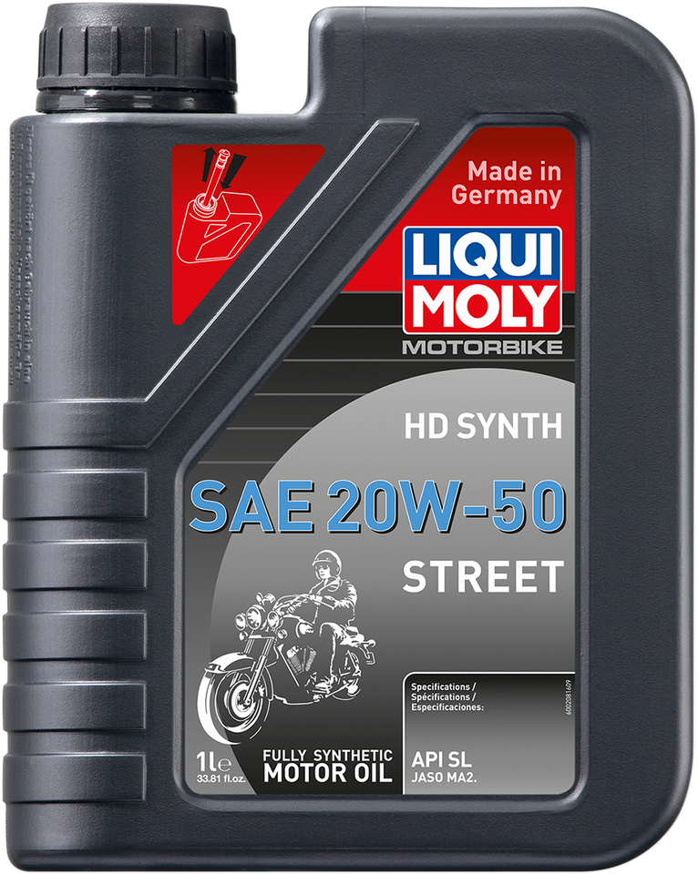 H-D® Synthetic 4T Street Oil - 20W-50 - 1 L - Lutzka's Garage