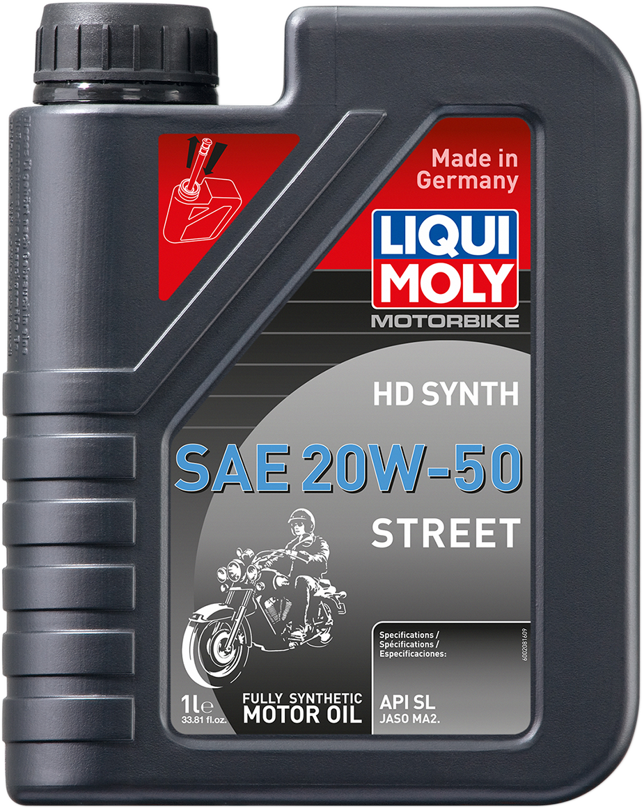 H-D® Synthetic 4T Street Oil - 20W-50 - 1 L - Lutzka's Garage