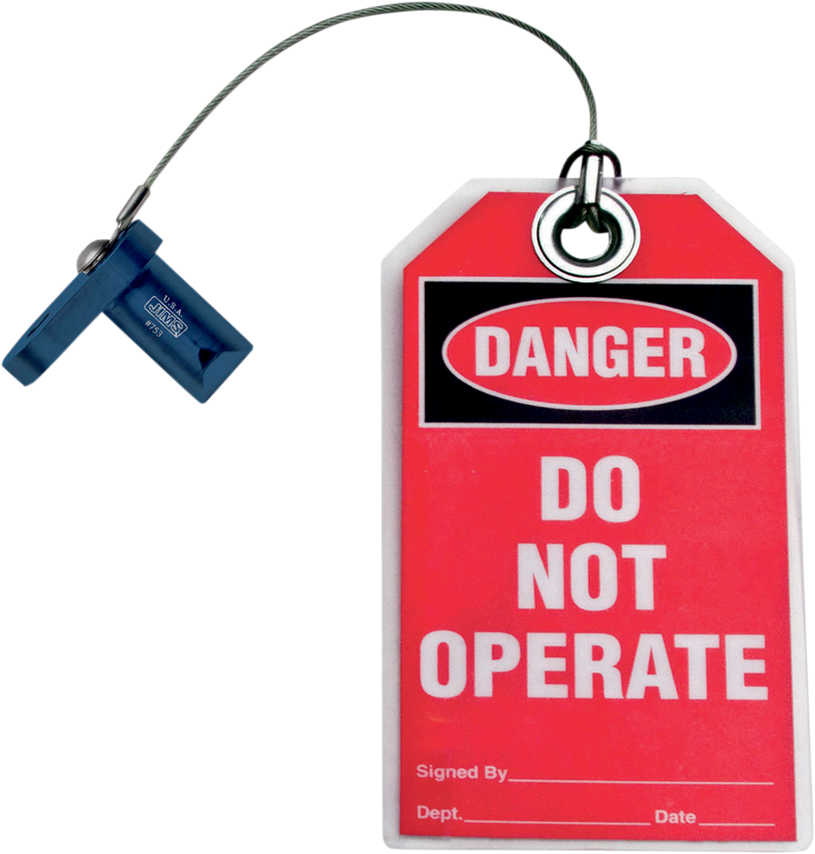 Tool Flywheel Lock and Tag