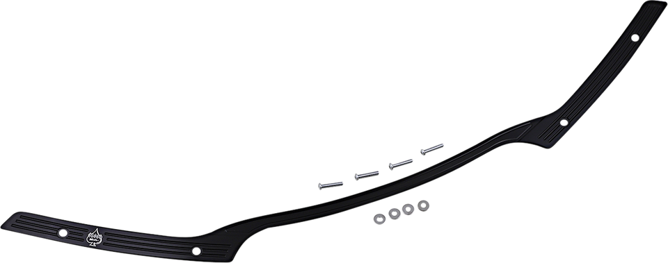 Windshield Trim - Logo - Black - FLTR - Lutzka's Garage