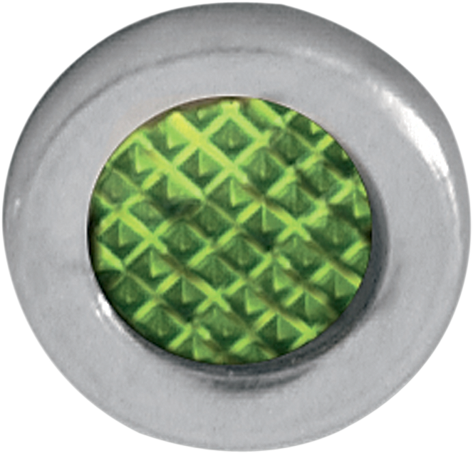 Snap-In Indicator Light - Green - Stainless Steel Bezel - Lutzka's Garage