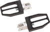 Front Militant Footpegs - Black - Softail - Lutzka's Garage