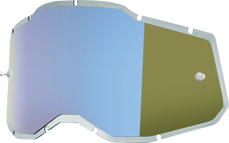 Accuri 2/Racecraft 2/Strata 2 Lens - Injected Blue Mirror - Lutzka's Garage